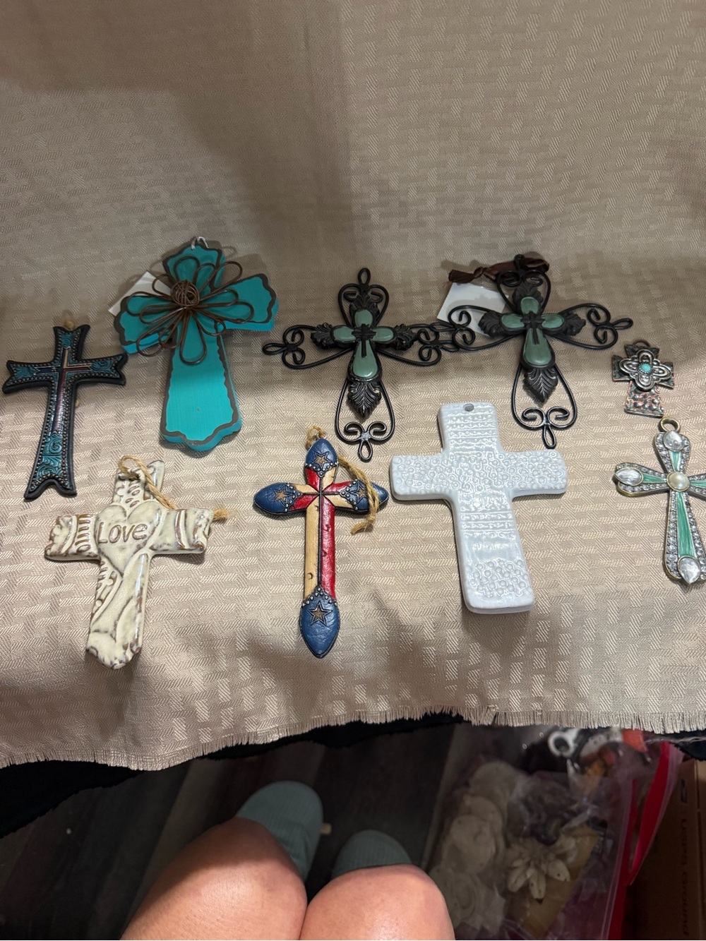 Small Assorted Decorative Wall Crosses -